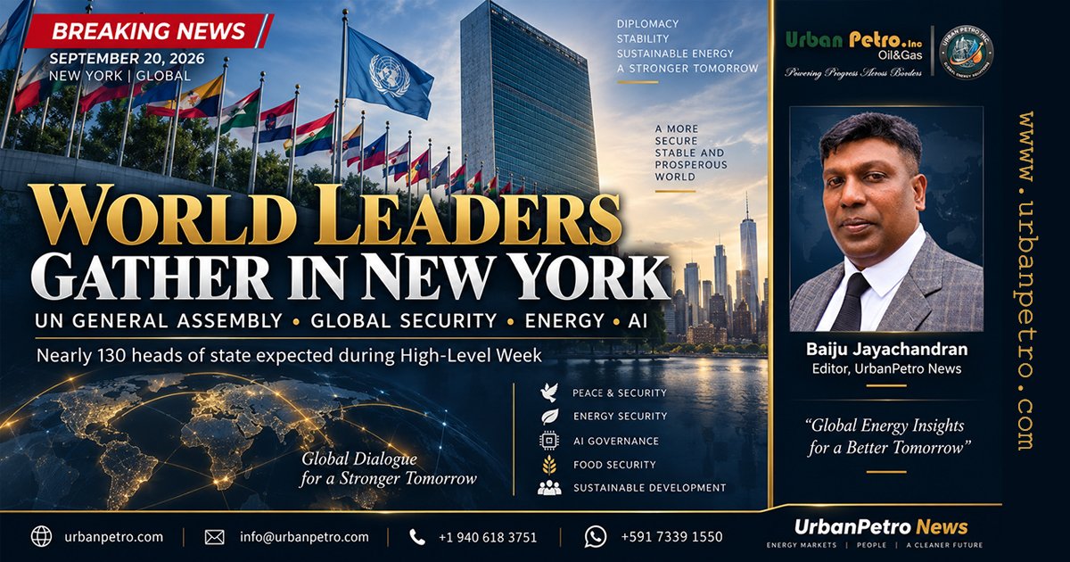 WORLD LEADERS GATHER IN NEW YORK AS UN GENERAL ASSEMBLY FACES GLOBAL SECURITY AND ENERGY CHALLENGES