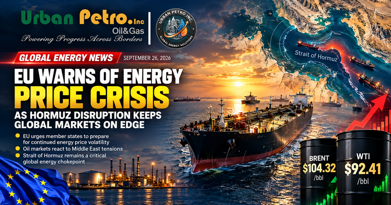 🇪🇺 EU WARNS OF ENERGY PRICE CRISIS AS HORMUZ DISRUPTION KEEPS GLOBAL MARKETS ON EDGE