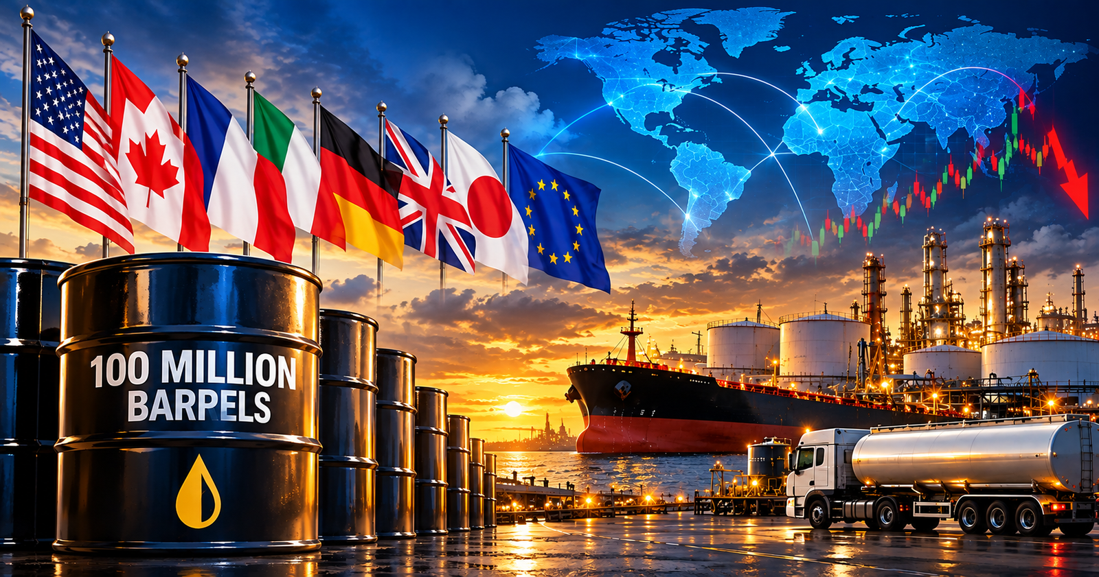 G7 Announces 100 million-Barrel Emergency Fuel Release as Global Diesel Market Faces Severe Supply Pressure